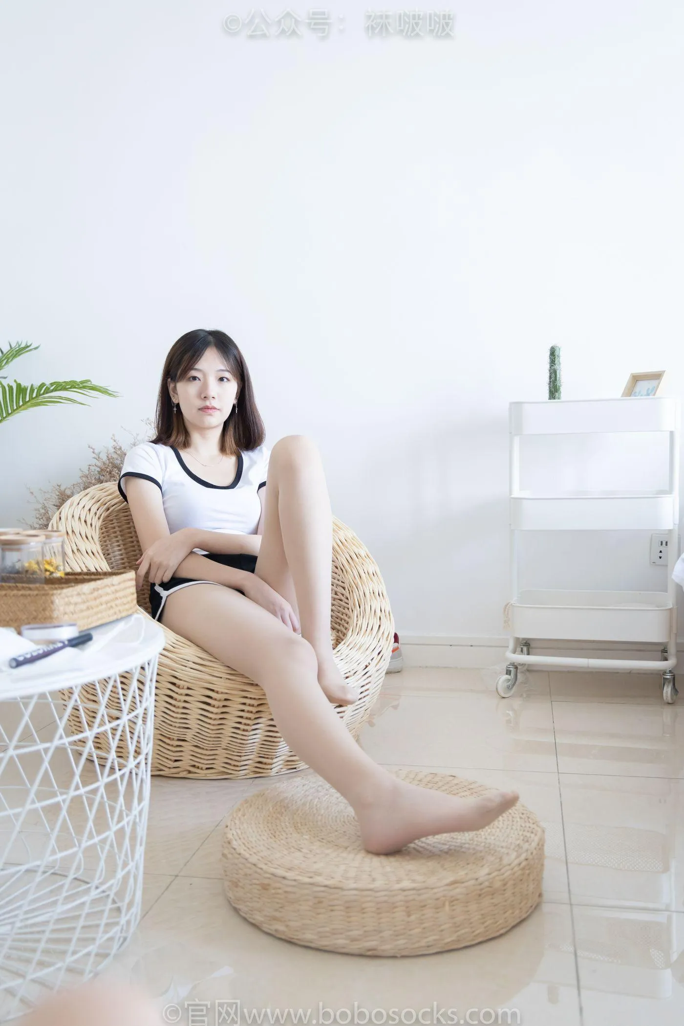 [BoBoSocks袜啵啵]NO.026 小甜豆-体操服、空军一号、白棉袜、肉丝 [149P]插图9